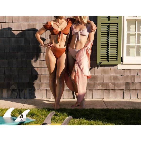 NEW OLIVE SURF the breelyn bikini bottom in morocco - Picture 2 of 3